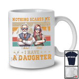 Personalized Custom Name I Have A Daughter, Amazing Father's Day Vintage Retro Family T-Shirt