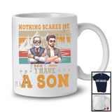 Personalized Custom Name I Have A Son, Amazing Father's Day Vintage Retro Family T-Shirt