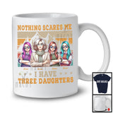 Personalized Custom Name I Have Three Daughters, Amazing Mother's Day Vintage Retro Family T-Shirt