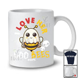 Personalized Custom Name I Love Her Boo Bees; Sarcastic Halloween Boobs Bee; Couple T-Shirt