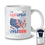 Personalized Custom Name I Prefer Dangerous Freedom; Happy 4th of July US Map; Patriotic T-Shirt