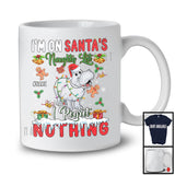 Personalized Custom Name I'm On Santa's Naughty List, Sarcastic Christmas Hippo, Family X-mas T-Shirt