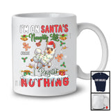 Personalized Custom Name I'm On Santa's Naughty List, Sarcastic Christmas Llama, Family X-mas T-Shirt