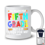 Personalized Custom Name I'm Ready For Fifth Grade; Humorous First Day Of School Pencils T-Shirt