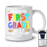 Personalized Custom Name I'm Ready For First Grade; Humorous First Day Of School Pencils T-Shirt