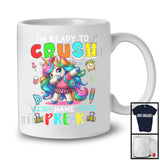 Personalized Custom Name I'm Ready To Crush Pre-K, Lovely First Day Of School Dabbing Unicorn T-Shirt