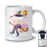 Personalized Custom Name I'm The Busy Witch; Amusing Halloween Witch Family Group T-Shirt