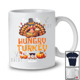 Personalized Custom Name I'm The Hungry Turkey; Wonderful Thanksgiving Turkey Fall Pumpkin Pie T-Shirt