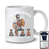 Personalized Custom Name I'm Their Father, Lovely Father's Day Accordion, Musical Instruments T-Shirt