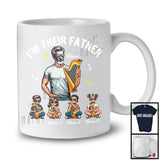 Personalized Custom Name I'm Their Father, Lovely Father's Day Harp, Musical Instruments T-Shirt