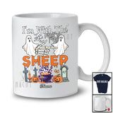 Personalized Custom Name I'm With The Sheep; Amazing Halloween Boo Ghost; Couple T-Shirt