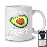 Personalized Custom Name I'm With The Toast; Joyful Halloween Avocado Toast; Couple Vegan T-Shirt