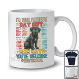 Personalized Custom Name I'm Your Father's Day Gift, Cute Vintage Cane Corso Owner, Family T-Shirt