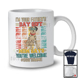 Personalized Custom Name I'm Your Father's Day Gift, Cute Vintage Dalmatian Owner, Family T-Shirt
