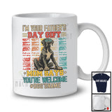 Personalized Custom Name I'm Your Father's Day Gift, Cute Vintage Great Dane Owner, Family T-Shirt