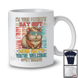 Personalized Custom Name I'm Your Father's Day Gift, Cute Vintage Guinea Pig Owner, Family T-Shirt