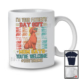 Personalized Custom Name I'm Your Father's Day Gift, Cute Vintage Irish Setter Owner, Family T-Shirt