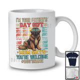 Personalized Custom Name I'm Your Father's Day Gift, Cute Vintage Leonberger Owner, Family T-Shirt