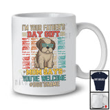 Personalized Custom Name I'm Your Father's Day Gift, Cute Vintage Shih Tzu Owner, Family T-Shirt