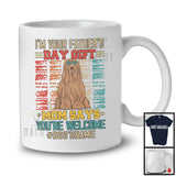 Personalized Custom Name I'm Your Father's Day Gift, Vintage Bearded Collie Owner, Family T-Shirt