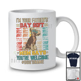 Personalized Custom Name I'm Your Father's Day Gift, Vintage Chinese Crested Dog Owner T-Shirt