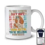 Personalized Custom Name I'm Your Father's Day Gift, Vintage King Charles Spaniel Owner T-Shirt