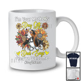 Personalized Custom Name I'm Your Mother's Day Gift, Floral Basset Hound Owner, Sunflowers T-Shirt