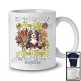 Personalized Custom Name I'm Your Mother's Day Gift, Floral Bernedoodle Owner, Sunflowers T-Shirt