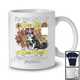 Personalized Custom Name I'm Your Mother's Day Gift, Floral Border Collie Owner, Sunflowers T-Shirt