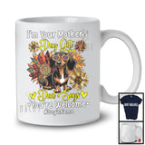 Personalized Custom Name I'm Your Mother's Day Gift, Floral Dachshund Owner, Sunflowers T-Shirt