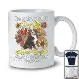 Personalized Custom Name I'm Your Mother's Day Gift, Floral Greater Swiss Mountain Sunflowers T-Shirt