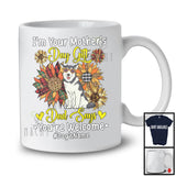 Personalized Custom Name I'm Your Mother's Day Gift, Floral Husky Owner, Sunflowers T-Shirt