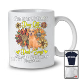 Personalized Custom Name I'm Your Mother's Day Gift, Floral Labrador Retriever Sunflowers T-Shirt