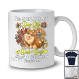 Personalized Custom Name I'm Your Mother's Day Gift, Floral Pomeranian Owner, Sunflowers T-Shirt