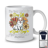Personalized Custom Name I'm Your Mother's Day Gift, Floral Samoyed Owner, Sunflowers T-Shirt