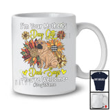 Personalized Custom Name I'm Your Mother's Day Gift, Floral Shar Pei Owner, Sunflowers T-Shirt