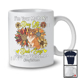 Personalized Custom Name I'm Your Mother's Day Gift, Floral Sheltie Owner, Sunflowers T-Shirt
