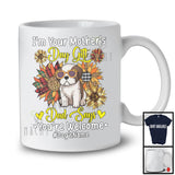 Personalized Custom Name I'm Your Mother's Day Gift, Floral Shih Tzu Owner, Sunflowers T-Shirt