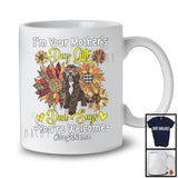 Personalized Custom Name I'm Your Mother's Day Gift, Floral Sproodle Owner, Sunflowers T-Shirt