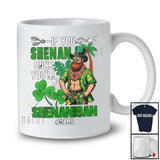 Personalized Custom Name If You Shenan Once You'll Shenanigan; Joyful St. Patrick's Day Leprechaun T-Shirt