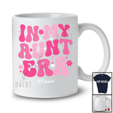 Personalized Custom Name In My Aunt Era; Awesome Mother's Day Pregnancy Flowers; Family T-Shirt