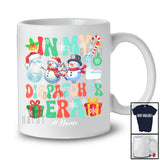 Personalized Custom Name In My Cool Dispatcher Era; Amusing Christmas Snowman Proud Job T-Shirt