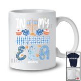 Personalized Custom Name In My Hanukkah Era; Adorable Plaid Menorah Dreidel; Family T-Shirt