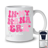 Personalized Custom Name In My Nana Era; Awesome Mother's Day Pregnancy Flowers; Family T-Shirt