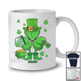 Personalized Custom Name Irish Accountant Shamrock; Awesome St. Patrick's Day Lucky Family T-Shirt