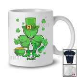 Personalized Custom Name Irish Dispatcher Shamrock; Awesome St. Patrick's Day Lucky Family T-Shirt