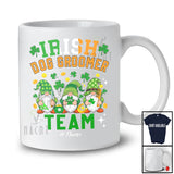 Personalized Custom Name Irish Dog Groomer Team; Amazing St. Patrick's Day Three Gnomes T-Shirt