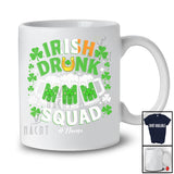 Personalized Custom Name Irish Drunk Squad; Cheerful St. Patrick's Day Beer Drinking; Shamrock T-Shirt
