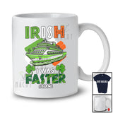 Personalized Custom Name Irish I Was Faster; Joyful St. Patrick's Day Cruise Ship Leprechaun T-Shirt
