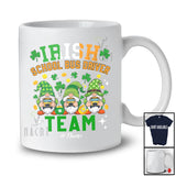 Personalized Custom Name Irish School Bus Driver Team; Amazing St. Patrick's Day Three Gnomes T-Shirt